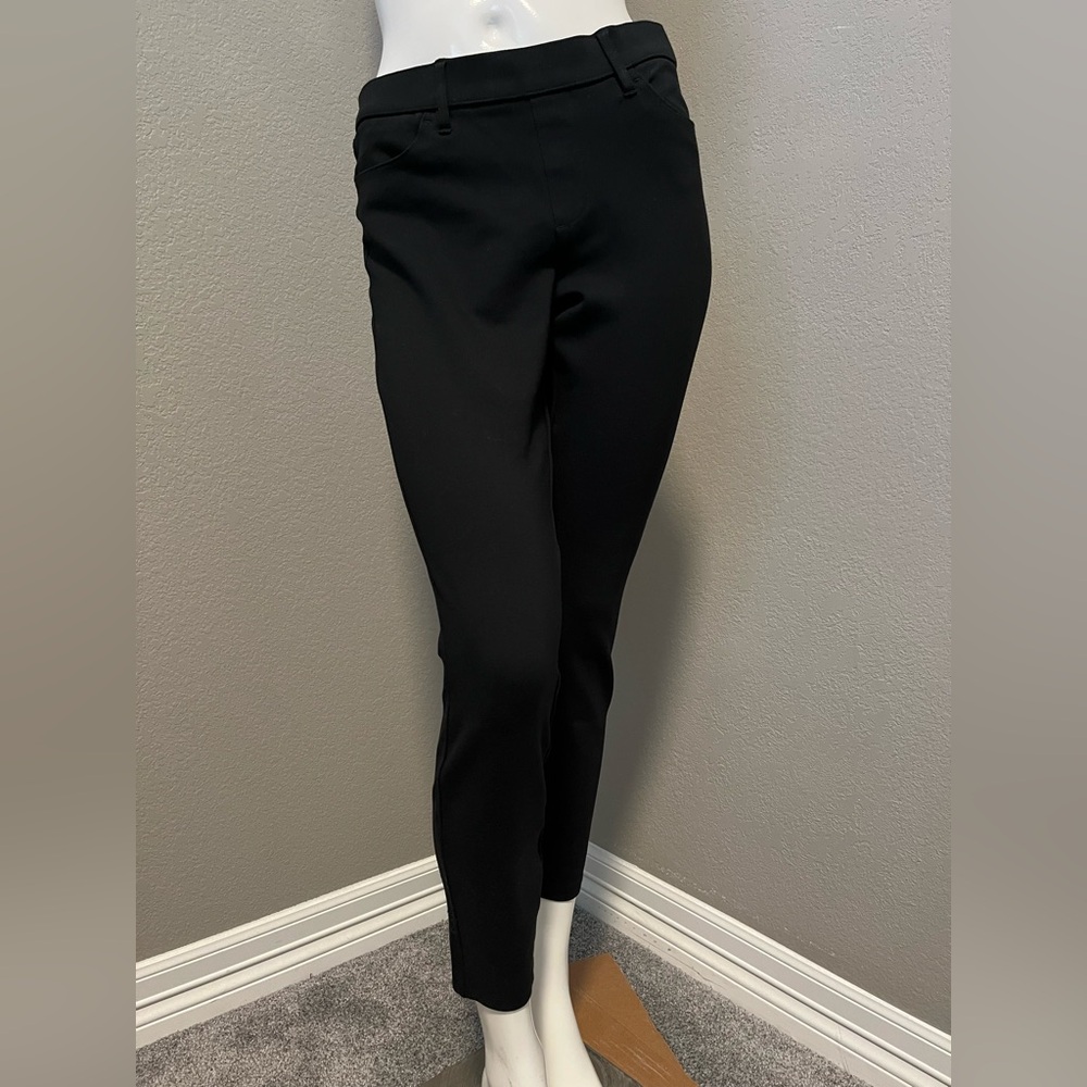 Madewell Women’s Black  Mid - Rise Skinny Pointe Ankle Zip Trousers Pants Size 6